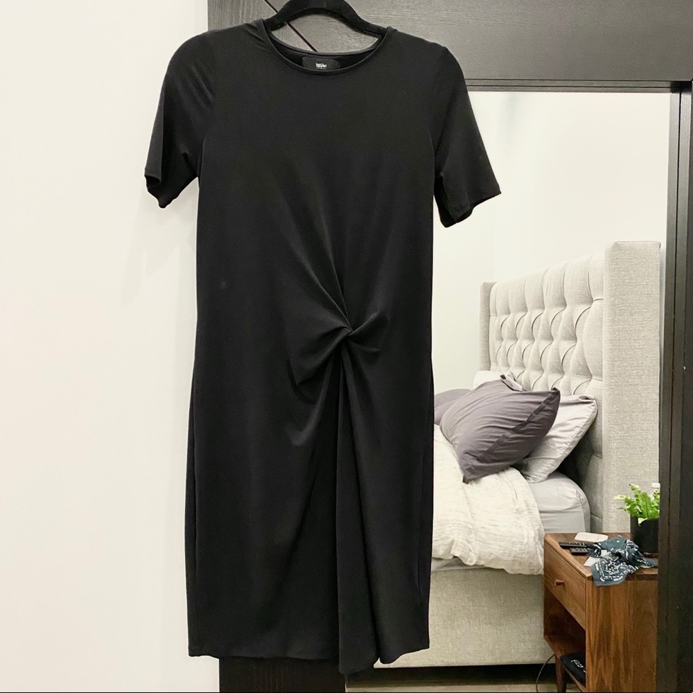 Missimo Short Sleeve Twist Dress